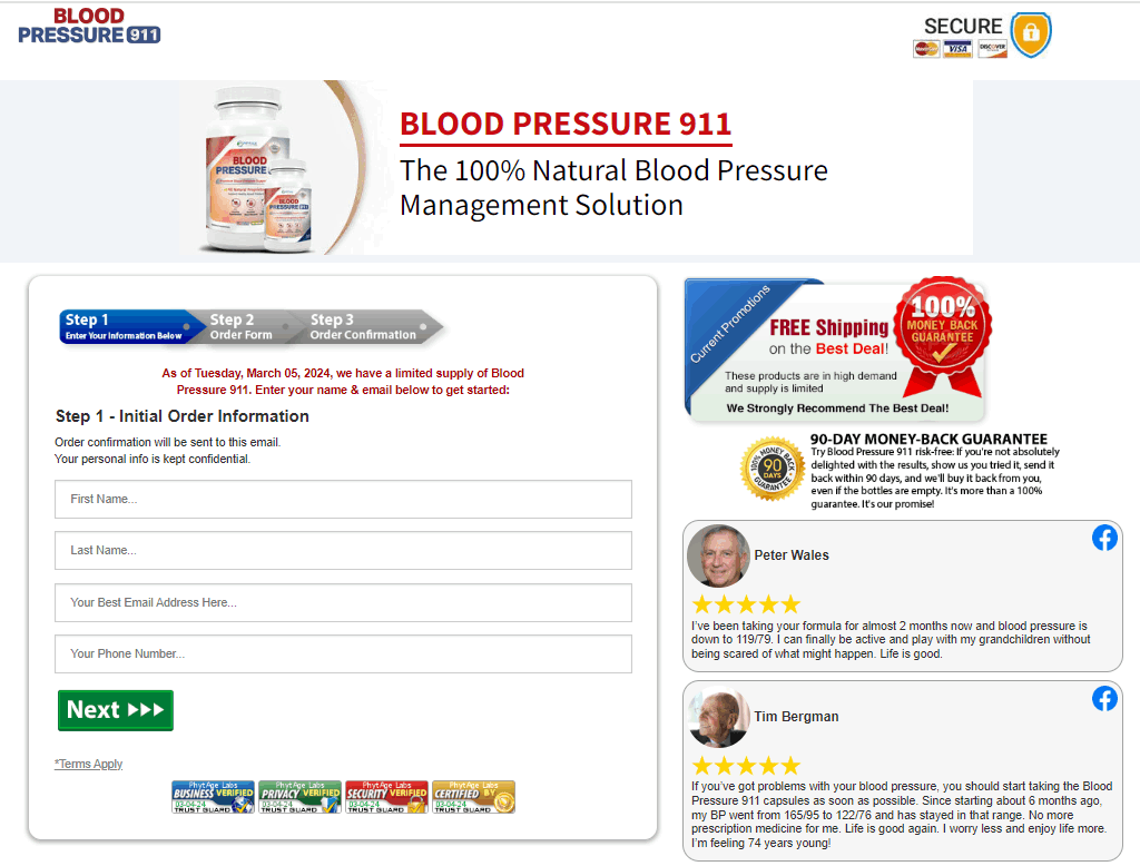 bloodpressure911-checkoutpage